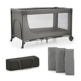 Kinderkraft Joy 2 Kinderbett, 2 in 1 Kinderreisebett, Babybetten, Kinderbett, Reisebett,...