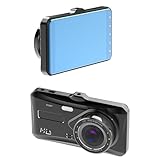 Dual-Dash-Cam, Aufnahme vorne und hinten, Full HD 1080P Frontkamera-Video und...