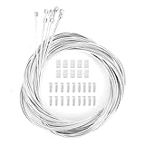 bssmmai 10 Stück Fahrrad Universal Schaltzug Bremszug Stahl Schaltseil...