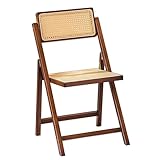 NMGBRDM Gartenstuhl, Klappstuhl, Campingstuhl Angelstuhl, Korbsessel für Balkon, Holz...