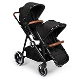 Baninni Geschwister Kinderwagen Luiz - zwillingswagen- Sitz Umbaubar in baby...