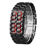 Saymany Neue Uhr Kunststoffarmband Lava Uhr Digitaluhren Stunde Männer Frauen Coole...