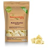 Kakaobutter Stücke 1kg Kakao Butter Chunks Nibs Theobroma cacao kaltgepresst