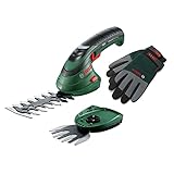 Bosch Home and Garden 060083310C Bosch Akku Grasscheren Set Isio (3,6 Volt,...