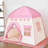 Kinderzelt für Drinnen, Spielzelt mädchen spielhaus Indoor 130 * 100 * 130CM...