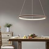 Moderne LED Dimmbare Hängelampe mit Fernbedienung Höhenverstellbar Kreativ Kronleuchter...