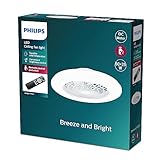 Philips Amigo Deckenventilator mit Licht, dimmbar mit Fernbedienung,...