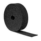 Terrassenpads auf Rolle (10m x 80mm x 6mm) - Gummigranulat, Bautenschutzmatte,...