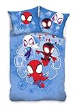 Carbotex Spidey Wendebettwäsche Set für Kinder, Jugendliche und Erwachsene...