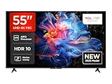 TCL 55V6C 55 Zoll Direct LED TV, 4K HDR Fernseher, Smart TV mithilfe von Google TV (Dolby...