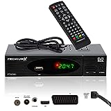 Premium X Kabel Receiver DVB-C FTA 530C Digital FullHD TV Auto Installation USB...