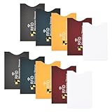 10 Stück RFID Blocker Kartenhülle, RFID Schutzhülle Kreditkarten, Diebstahlsichere...
