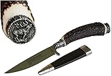Jagdmesser Trachtenmesser Jagd-Messer Hirschfänger Hirsch Wild echt Hirschhorn...