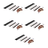Lckiioy 5X Mini Dual 12 Füllstand Anzeige LED Licht Leiste VU Meter Stereo Verstärker...