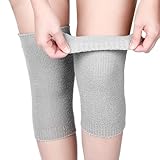 Geyoga Winter Kniewärmer Dehnbarer Strick Knieschoner Thermische Knieschützer...
