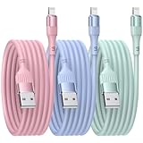iphone ladekabel 3Pack 1.8M apple lightning kabel Kieselgel iPhone Schnellladekabel...