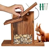 Streifenhörnchen-Futterstation, Langlebige Eichhörnchen-Hausbox Mit Abnehmbarem Dach,...