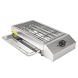 FENNNDS 2600W Elektrogrill, 54 x 28 x 13,5cm, Elektrischer Tischgrill 5-10 Personen...