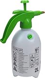CON:P Gartensprüher 2 L mit Pumpe - grün - sehr leichtgängige & wirkungsvolle Pumpe -...