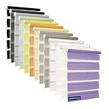 TEXMAXX® Doppelrollo Klemmfix ohne Bohren - 40 x 100cm (Stoffbreite 36 cm) in...