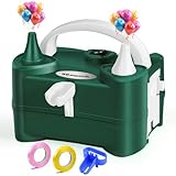FLSEPAMB 600W Motor Luftballonpumpe Elektrisch Mini, Ballonpumpe Klein with 2...