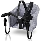 Vigevee Tischsitz Faltbar Babysitz,Baby Hochstuhl Sitzerhöhung,Baby Tischsitz...