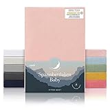 Laleni Jersey Spannbettlaken 100x115 cm Laufstall - OEKO-TEX zertifiziertes Spannbettlaken...