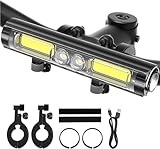 Glückpa Superhelle LED Fahrradlicht Vorne,3000 Lumen, 6000mAh,Wiederaufladbarer Fahrrad...