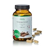 vitelly® Cordyceps sinensis Extrakt Kapseln - 120 Kapseln - hochdosiert - 1200mg pro Tag...