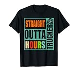 Lustige gerade Outta Hours Loves Trucker Auto Geschenk Männer Frauen T-Shirt