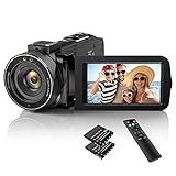 Videokamera Camcorder 1080P 30FPS 36MP Vlogging Kamera Recorder für YouTube,...