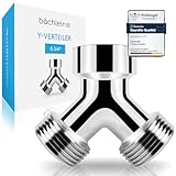 Bächlein Y-Verteiler aus Messing für den Einsatz in Haus & Garten - 2 Wege Y-Verteiler...