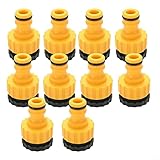 10 Stück Hahnverbinder Anschluss für Wasserhähne, Wasserhahn Adapter 1/2 Zoll und 3/4...