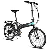 HILAND E-Bike 20 Zoll Elektrofahrrad Klapprad,mit 250 Watt Motor 36V Lithium-Akku...