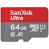SanDisk Ultra Android microSDXC UHS-I Speicherkarte 64 GB + Adapter (Für Smartphones und...