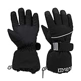 QKURT Kinder Skihandschuhe, Snowboard Handschuhe Schneehandschuhe wasserdichte und...