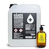 HEIMAT Hand Desinfektionsmittel 5 Liter Kanister - sanfte Reinigung, WHO-Zertifizierung,...