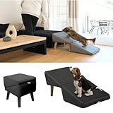 Generisch 2-in-1 Hunderampe Auto Klappbar, rutschfeste Haustiertreppe, Hundetreppe Für...