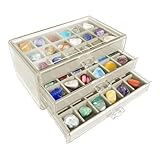 Aizuoni Setzkasten Für Steine, Setzkasten Für Mineralien Und Steine, Rock-Sammelbox,...