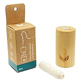 VIGOROUS nachhaltige Zahnseide im Bambus Spender – 30m Dental Floss,...