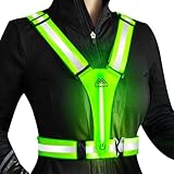 Topward Warnweste Sicherheitsweste für Fahrrad Auto Laufweste Joggen, High-Vis...