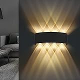 Lureshine Wandleuchte LED Innen, 22x8x5cm Up an Down Wandlampe,...