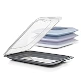 TATAY Aufschnittboxen für Kühlschrank | 4er Set Standard | Frischhaltedosen mit Deckel,...