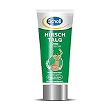 Scholl Hirsch Talg Aloe-Vera-Creme für Trockene Haut, 100 ml