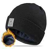 HIYATO Beanie Mütze Herren, Unisex Wintermütze mit Stretch und Weichem...