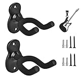 2 Stück Gitarrenhalter zur Wandmontage, rutschfeste Halterung, 1 kreativer...