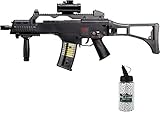 Set: G36 C AEG ELEKTRISCH Softair Gewehr + G8DS® Bio Softairkugeln 6mm 0,20g 2000 BBS