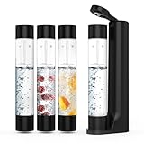 OSCEVIA Sprudelwasser-Maschine, Sodawasserbereiter, Kohlensäure für Zuhause, 1 l...
