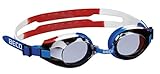 BECO Unisex – Erwachsene''Macao ' Profischwimmbrille, blau/weiß/rot, One...