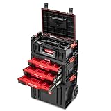 OliveBird Stabiler Werkstattwagen mit Rollen und Schublade, 445 x 375 x 755 mm...